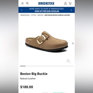 Birkenstock Boston Big Buckle Clogs